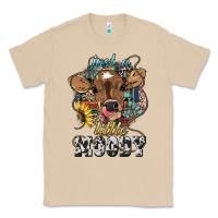 Mushroom Just a little moody baby cow Classic Tee - HowdyJamesFarm