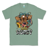 Sage Just a little moody baby cow Classic Tee - HowdyJamesFarm