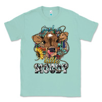 Seafoam Just a little moody baby cow Classic Tee - HowdyJamesFarm