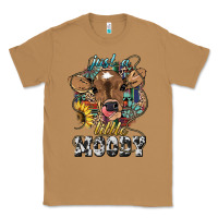 Toasted Coconut Just a little moody baby cow Classic Tee - HowdyJamesFarm