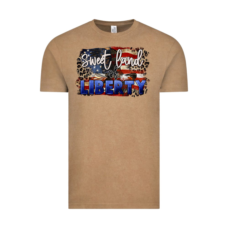 Sweet Land Of Liberty 4th Of July Vintage Tee by CowGirlArtShop | Teevron