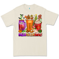 Hallothanksmas Coffee Cups Premium Tee | Teevron