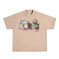 Burro Easter Nurse  Easter Day Urban Heavy Tee - CowGirlArtShop