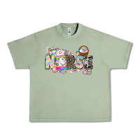 Oil Green Easter Nurse  Easter Day Urban Heavy Tee - CowGirlArtShop