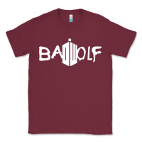 Burgundy bad wolf   doctor who Classic Tee - maiPhamDesign