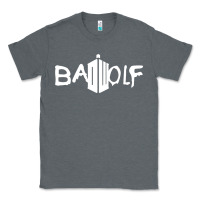 Charcoal Heather bad wolf   doctor who Classic Tee - maiPhamDesign