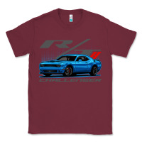 Burgundy Blue Challenger RT T-Shirt Classic Tee - maiPhamDesign