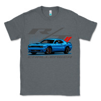 Charcoal Heather Blue Challenger RT T-Shirt Classic Tee - maiPhamDesign