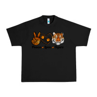 Black peace love tigers Urban Heavy Tee - RanaPortraitStore
