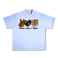 Grape Ice peace love tigers Urban Heavy Tee - RanaPortraitStore