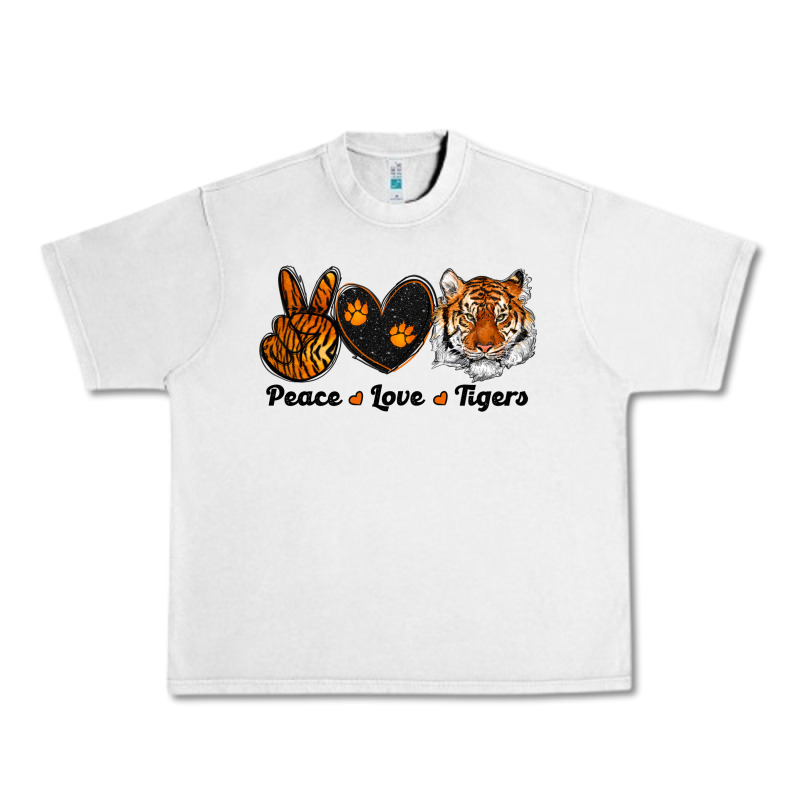 Peace Love Tigers Urban Heavy Tee by RanaPortraitStore | Teevron