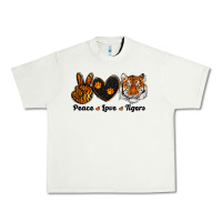 Pistachio peace love tigers Urban Heavy Tee - RanaPortraitStore