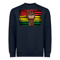Navy june juneteenth Heavyweight Sweatshirt - Artiststas
