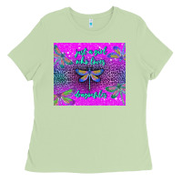 Matcha just a girl who loves dragonfiles Ladies Tee - TumblerDesignByShophia