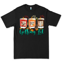 Black Candles with Fall Getting Lit Premium Tee - texasbilliewilder