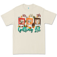 Bone Candles with Fall Getting Lit Premium Tee - texasbilliewilder