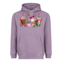 Lavender boss lady coffee cups Heavyweight Hoodie - AdoDesignShop