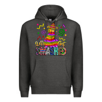 Charcoal Heather Let's Get Smashed Premium Hoodie - CowhideDigitalArt