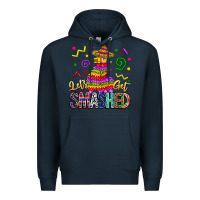 Navy Let's Get Smashed Premium Hoodie - CowhideDigitalArt