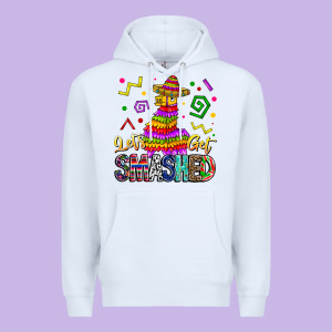 Let's Get Smashed Premium Hoodie Designed By Cowhidedigitalart