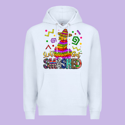 Let's Get Smashed Premium Hoodie Designed By Cowhidedigitalart