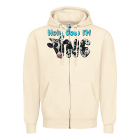 Sandshell holy cow i'm one Zipper Hoodie - BarkalooDesign