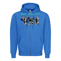True Royal holy cow i'm one Zipper Hoodie - BarkalooDesign