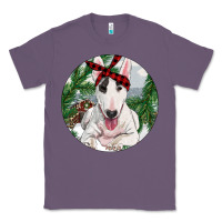 Lavender Bull Terrier And Farm Classic Tee - RanaPortraitStore