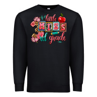 Black little miss 3rd grade Premium Sweatshirt - AdoDesignShop