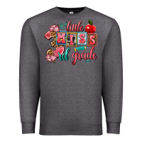 Charcoal Heather little miss 3rd grade Premium Sweatshirt - AdoDesignShop