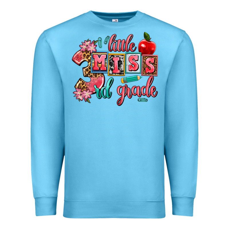 Little Miss 3rd Grade Premium Sweatshirt by AdoDesignShop | Teevron