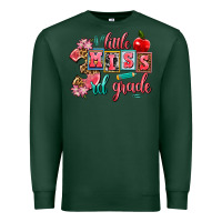 Sports Green little miss 3rd grade Premium Sweatshirt - AdoDesignShop