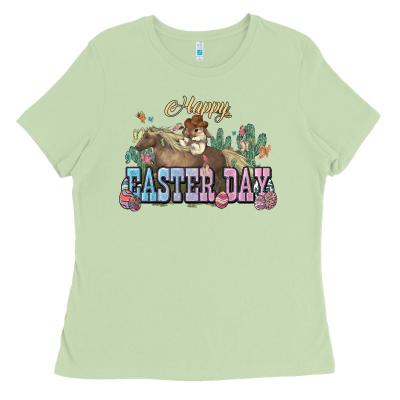 Happy Easter Day Rodeo Ladies Tee by HowdyJamesFarm | Teevron