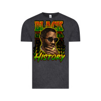 Vintage Black Black history afro man Vintage Tee - HowdyJamesFarm