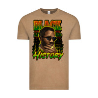 Vintage Coffee Black history afro man Vintage Tee - HowdyJamesFarm