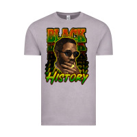 Vintage Zinc Black history afro man Vintage Tee - HowdyJamesFarm