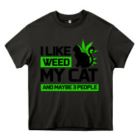 Asphalt Cat Weed I Like My Cat Gift Heavy Core Tee - Bettercallsaul
