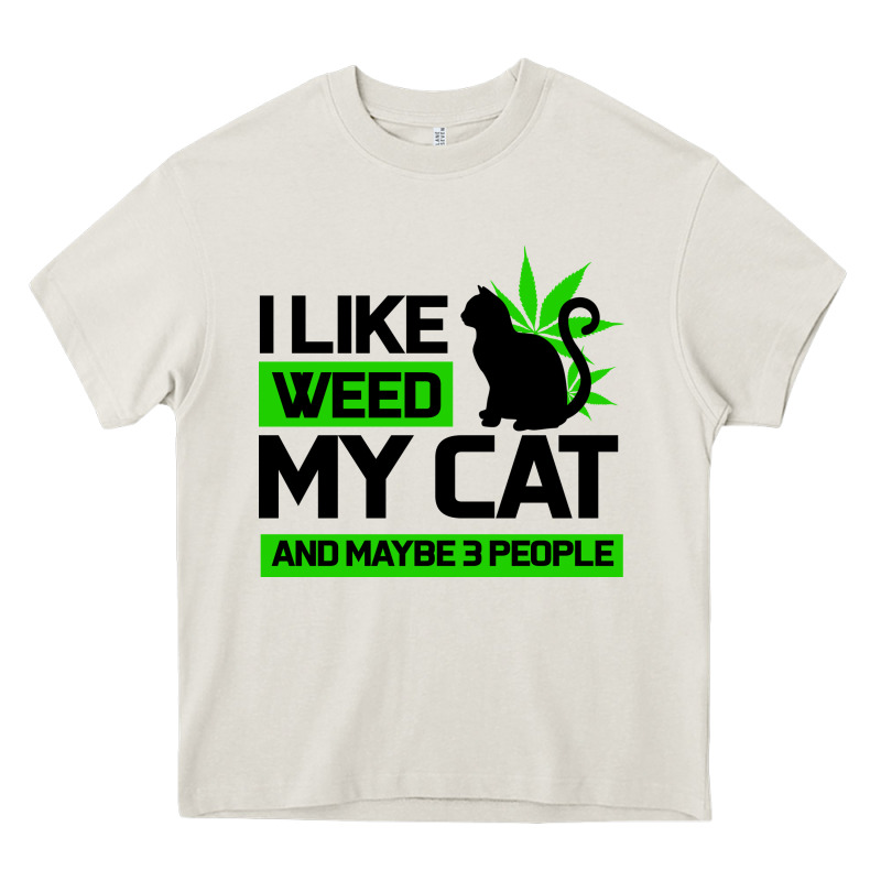Cat Weed I Like My Cat Gift Heavy Core Tee by Bettercallsaul | Teevron