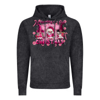 Vintage Black i'm dreaming of a pink christmas Vintage Hoodie - FaDigitalArtStudio