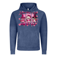 Vintage Denim i'm dreaming of a pink christmas Vintage Hoodie - FaDigitalArtStudio