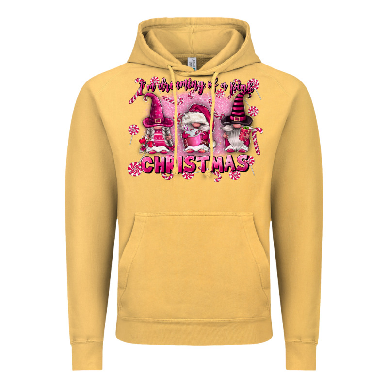 I'm Dreaming Of A Pink Christmas Vintage Hoodie by FaDigitalArtStudio | Teevron