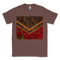 Chestnut red roses with leopard Classic Tee - TumblerDesignByShophia