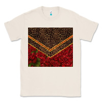Natural red roses with leopard Classic Tee - TumblerDesignByShophia