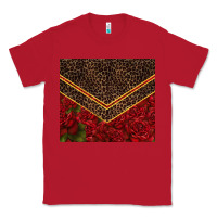 Red red roses with leopard Classic Tee - TumblerDesignByShophia