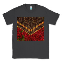 Smoke red roses with leopard Classic Tee - TumblerDesignByShophia
