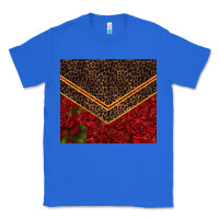 True Royal red roses with leopard Classic Tee - TumblerDesignByShophia