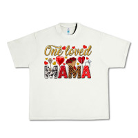Pistachio One loved mama valentines day Urban Heavy Tee - HowdyJamesFarm
