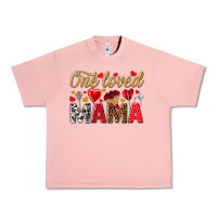 Salmon One loved mama valentines day Urban Heavy Tee - HowdyJamesFarm