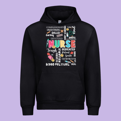 Nurse Word Urban Hoodie Designed By Jahusdesignshop