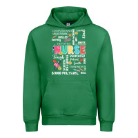 Emerald nurse word Urban Hoodie - JahusDesignShop